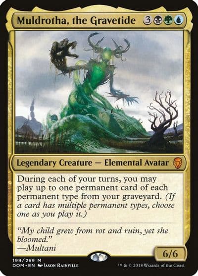 Muldrotha the Gravetide Dominaria Magic card