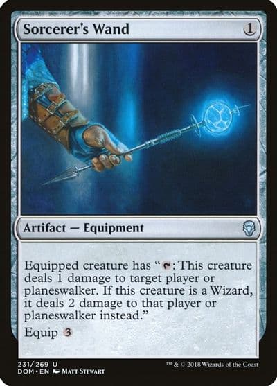 Sorcerers Wand Dominaria Magic card