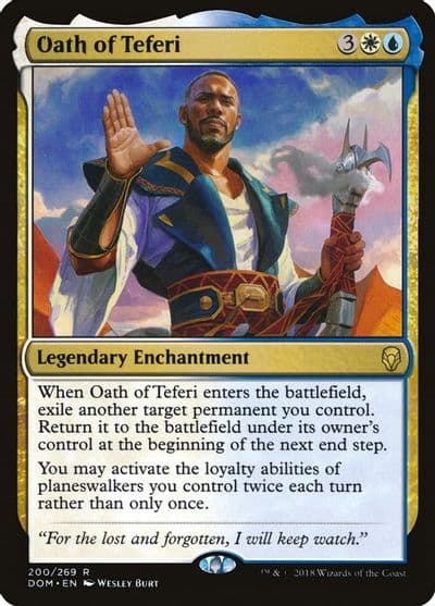 Oath of Teferi Dominaria Magic card