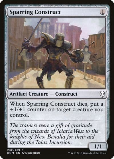 Sparring Construct Dominaria Magic card