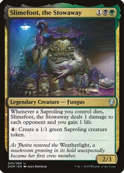 Slimefoot the Stowaway Dominaria Magic card
