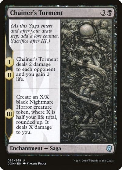 Chainers Torment Dominaria Magic card