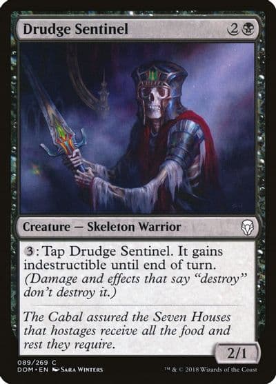 Drudge Sentinel Dominaria Magic card