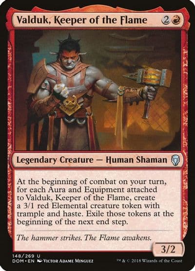 Valduk Keeper of the Flame Dominaria Magic card