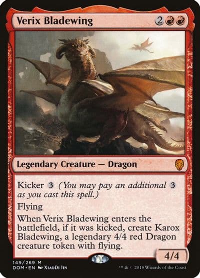 Verix Bladewing Dominaria Magic card