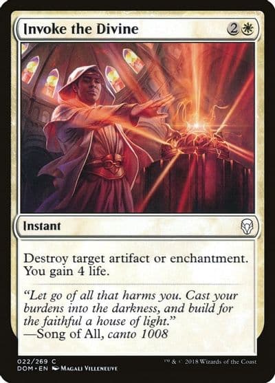 Invoke the Divine Dominaria Magic card