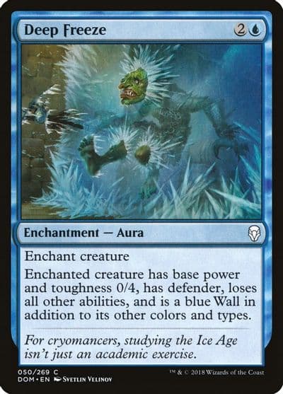 Deep Freeze Dominaria Magic card