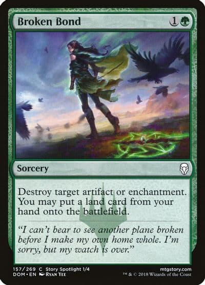 Broken Bond Dominaria Magic card