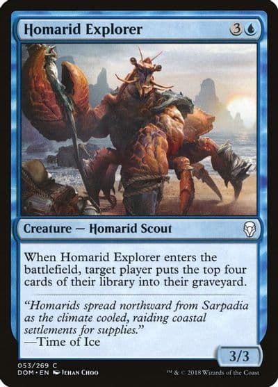 Homarid Explorer Dominaria Magic card