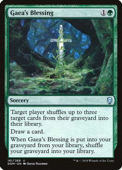 Gaeas Blessing Dominaria Magic card