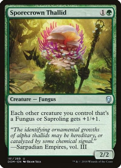 Sporecrown Thallid Dominaria Magic card