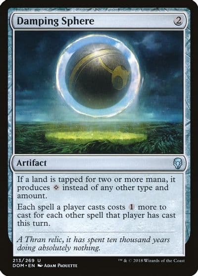 Damping Sphere Dominaria Magic card