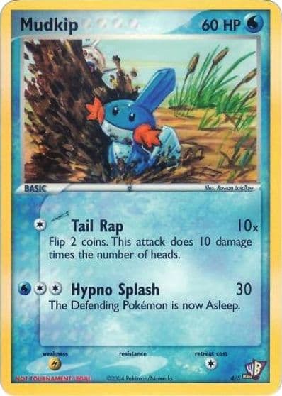 Mudkip Kids WB Promos Pokemon card