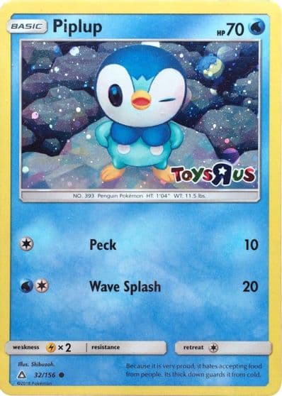 Piplup (Toys R Us) Miscellaneous Cards & Products Pokemon card