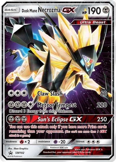 Dusk Mane Necrozma GX - SM102 SM Promos Pokemon card