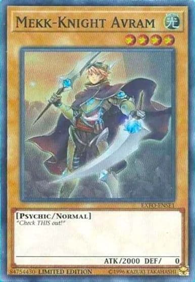 Mekk Knight Avram Extreme Force Yu-Gi-Oh! card