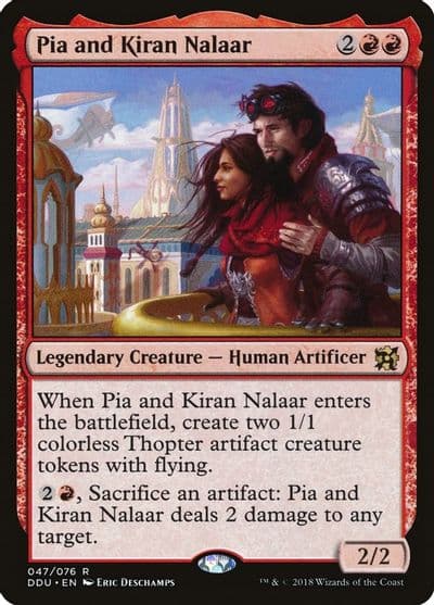 Pia and Kiran Nalaar Duel Decks: Elves vs. Inventors Magic card