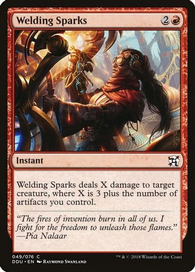 Welding Sparks Duel Decks: Elves vs. Inventors Magic card