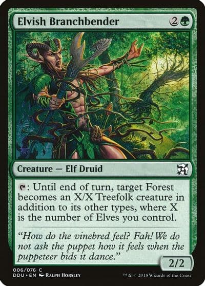 Elvish Branchbender Duel Decks: Elves vs. Inventors Magic card
