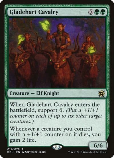 Gladehart Cavalry Duel Decks: Elves vs. Inventors Magic card