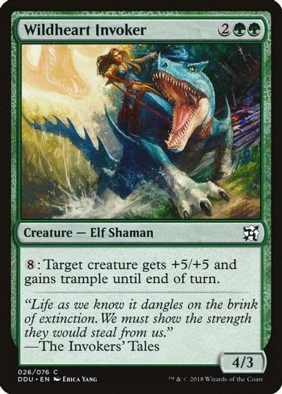 Wildheart Invoker Duel Decks: Elves vs. Inventors Magic card