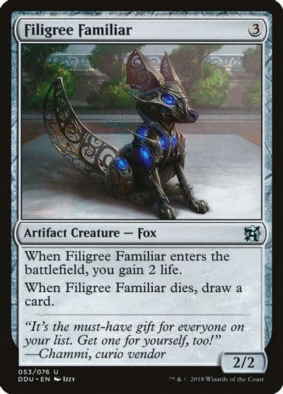 Filigree Familiar Duel Decks: Elves vs. Inventors Magic card