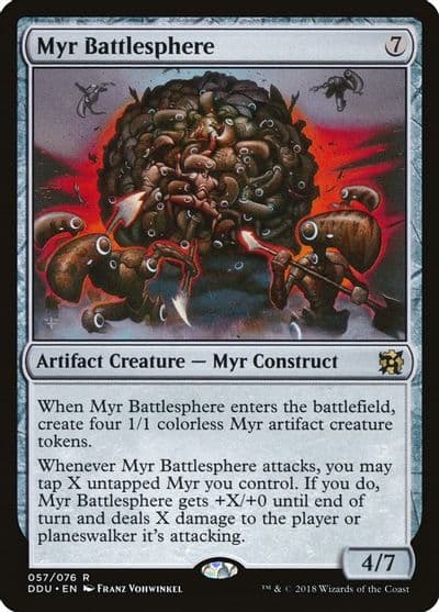 Myr Battlesphere Duel Decks: Elves vs. Inventors Magic card