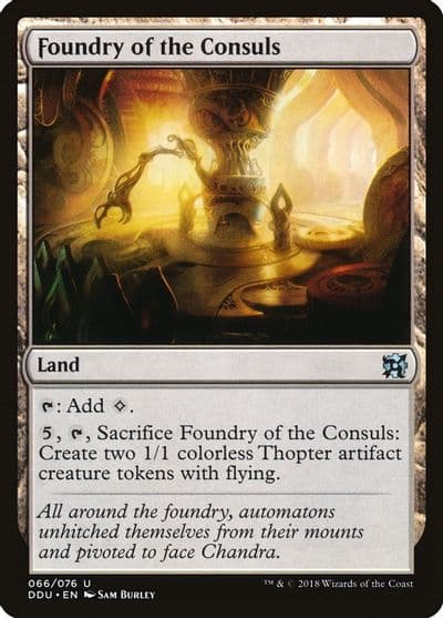 Foundry of the Consuls Duel Decks: Elves vs. Inventors Magic card