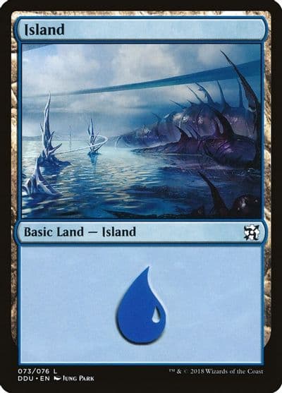 Island 073 Duel Decks: Elves vs. Inventors Magic card