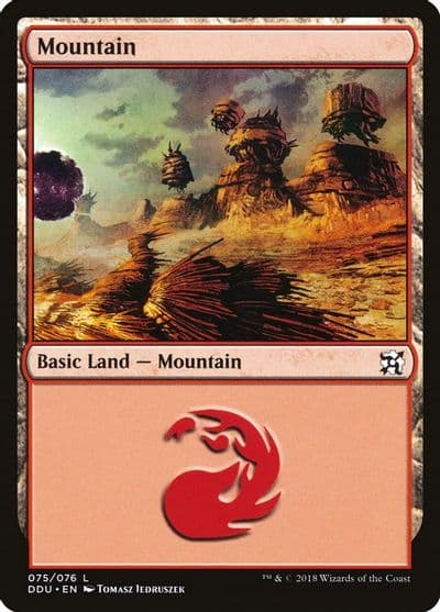 Mountain 075 Duel Decks: Elves vs. Inventors Magic card