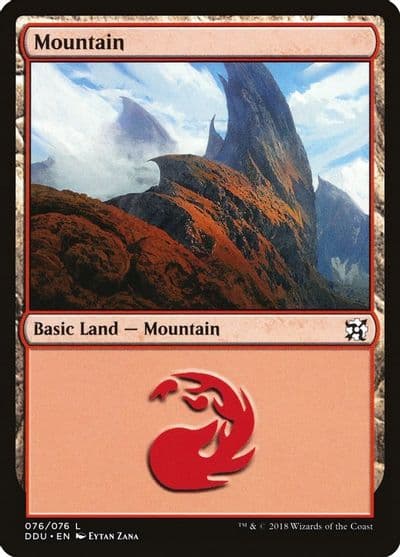 Mountain 076 Duel Decks: Elves vs. Inventors Magic card