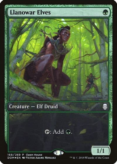 Llanowar Elves Open House Promos Magic card