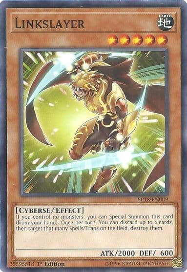 Linkslayer Star Pack VRAINS Yu-Gi-Oh! card