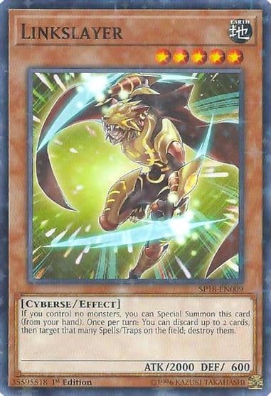 Linkslayer Starfoil Star Pack VRAINS Yu-Gi-Oh! card