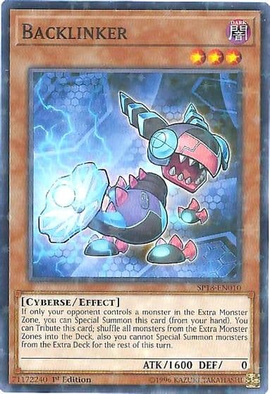 Backlinker Starfoil Star Pack VRAINS Yu-Gi-Oh! card