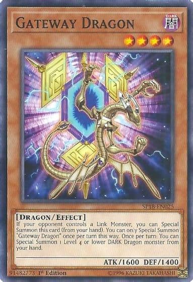 Gateway Dragon Star Pack VRAINS Yu-Gi-Oh! card