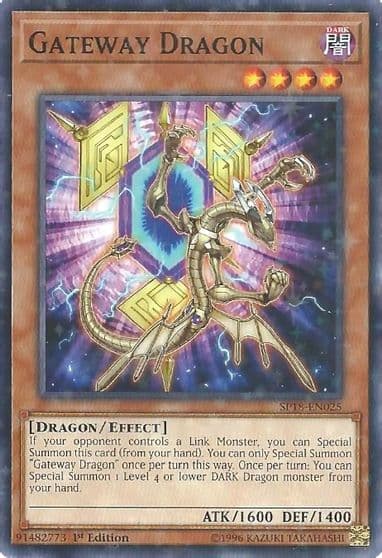 Gateway Dragon Starfoil Star Pack VRAINS Yu-Gi-Oh! card