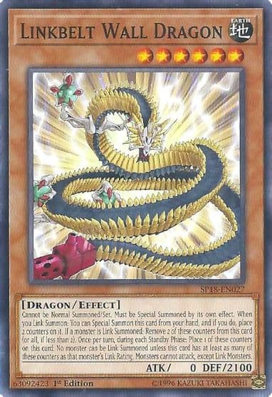 Linkbelt Wall Dragon Star Pack VRAINS Yu-Gi-Oh! card