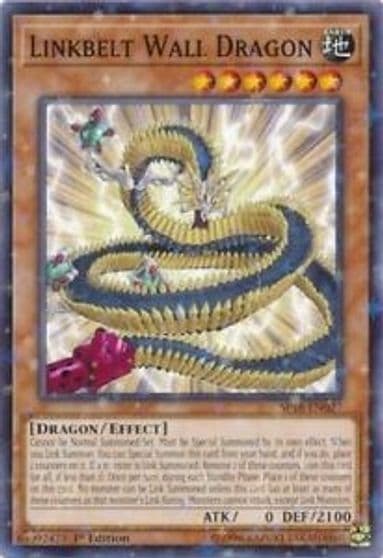 Linkbelt Wall Dragon Starfoil Star Pack VRAINS Yu-Gi-Oh! card