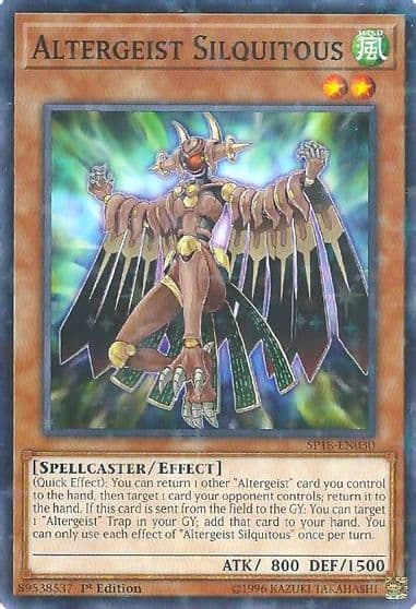 Altergeist Silquitous Starfoil Star Pack VRAINS Yu-Gi-Oh! card