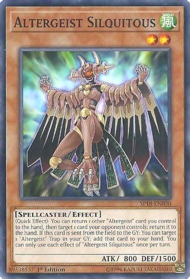 Altergeist Silquitous Star Pack VRAINS Yu-Gi-Oh! card