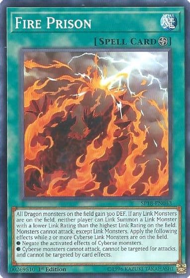 Fire Prison Star Pack VRAINS Yu-Gi-Oh! card