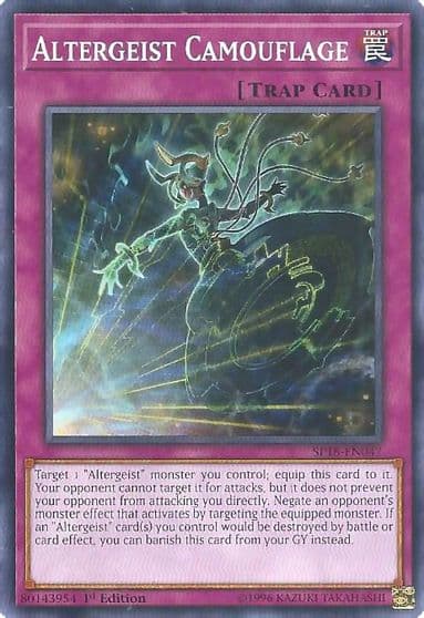 Altergeist Camouflage Star Pack VRAINS Yu-Gi-Oh! card