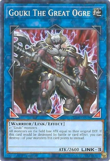 Gouki The Great Ogre Starfoil Star Pack VRAINS Yu-Gi-Oh! card