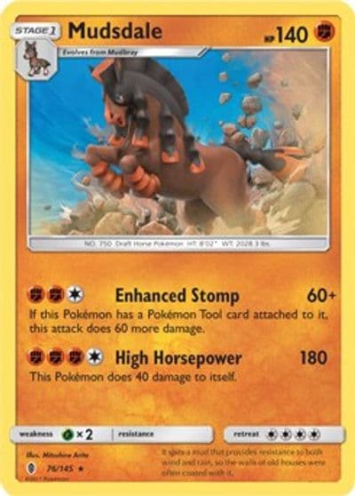 Mudsdale (Prerelease Kit Exclusive) Deck Exclusives Pokemon card