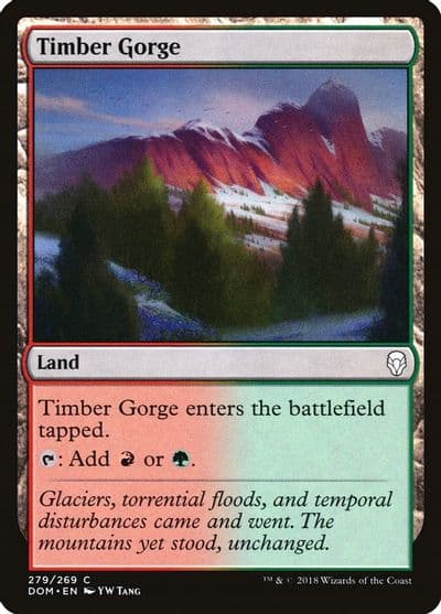 Timber Gorge Dominaria Magic card