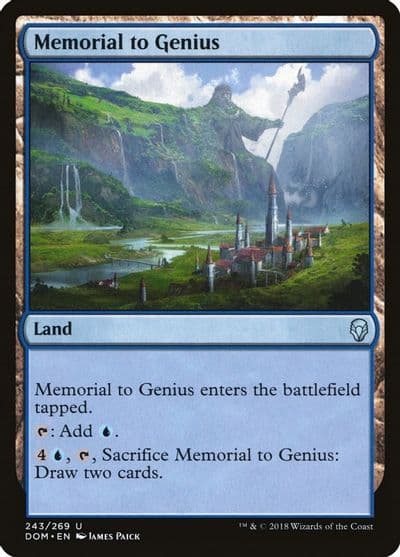 Memorial to Genius Dominaria Magic card