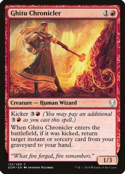 Ghitu Chronicler Dominaria Magic card