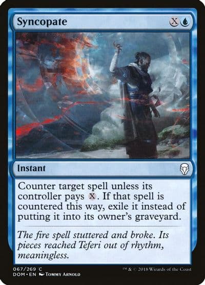Syncopate Dominaria Magic card