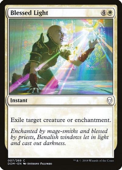 Blessed Light Dominaria Magic card